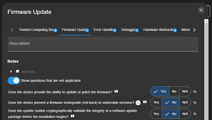 Stack questionnaire image